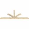 Ekena Millwork Richland Rough Sawn Timber Gable Bracket, Douglas Fir, 108"W x 45"H x 4"D x 4"F, 10/12 Pitch GBW108X45X0404RIC00RDF - alternate 2